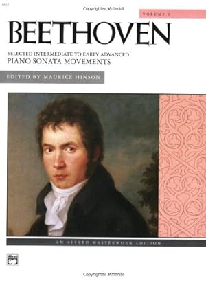 Imagen del vendedor de Beethoven -- Selected Intermediate to Early Advanced Piano Sonata Movements, Vol 1 (Alfred Masterwork Library) [Soft Cover ] a la venta por booksXpress