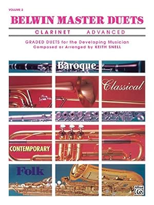Seller image for Belwin Master Duets (Clarinet), Vol 2: Advanced by Snell, Keith [Paperback ] for sale by booksXpress