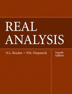 Imagen del vendedor de Real Analysis (Classic Version) (4th Edition) (Pearson Modern Classics for Advanced Mathematics Series) by Royden, Halsey, Fitzpatrick, Patrick [Paperback ] a la venta por booksXpress