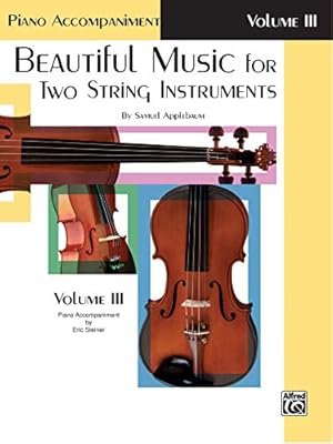 Imagen del vendedor de Beautiful Music for Two String Instruments, Book III [Soft Cover ] a la venta por booksXpress