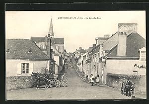 Carte postale Chambellay, La Grande-Rue