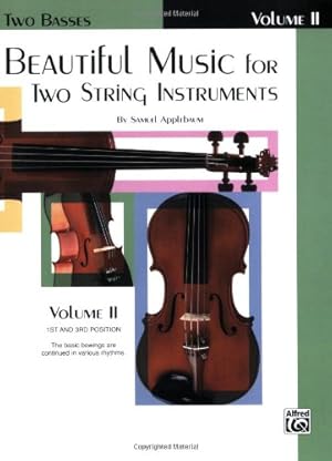 Imagen del vendedor de Beautiful Music for Two String Instruments: 2 Bases by Applebaum, Samuel [Paperback ] a la venta por booksXpress