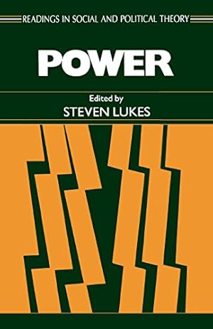 Immagine del venditore per Power (Readings in Social and Political Theory, No. 4) by Lukes, Steven [Paperback ] venduto da booksXpress