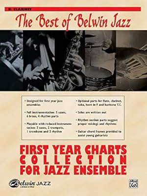 Imagen del vendedor de First Year Charts Collection for Jazz Ensemble: B-flat Clarinet [Soft Cover ] a la venta por booksXpress