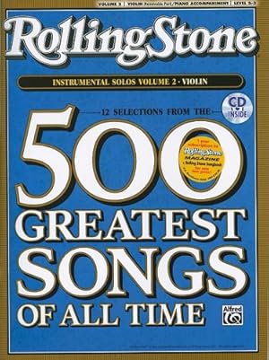 Seller image for Selections from Rolling Stone Magazine's 500 Greatest Songs of All Time (Instrumental Solos for Strings), Vol 2: Violin, Book & CD [Paperback ] for sale by booksXpress