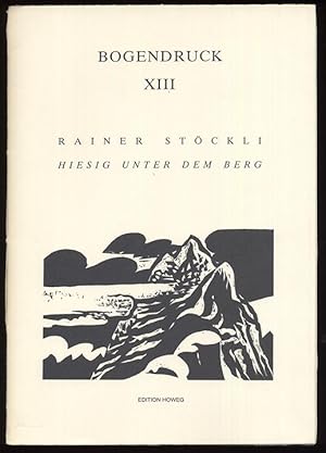 Bild des Verkufers fr Hiesig unter dem Berg. Vttner Gedichte. Mit Holzschnitten von Heinz Keller. zum Verkauf von Versand-Antiquariat Rainer Richner