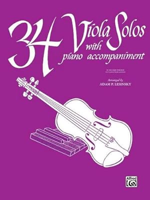 Image du vendeur pour 34 Viola Solos: with Piano Acc. [Soft Cover ] mis en vente par booksXpress