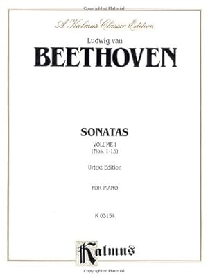 Immagine del venditore per Sonatas, Vol. 1: Nos. 1-15 (Urtext Edition, for Piano) [Paperback ] venduto da booksXpress