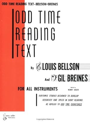 Immagine del venditore per Odd Time Reading Text: For All Instruments [Soft Cover ] venduto da booksXpress