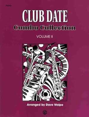 Seller image for Club Date Combo Collection, Vol 2: Piano (Club Date Combo Series) [Soft Cover ] for sale by booksXpress