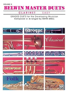Bild des Verkufers fr Belwin Master Duets (Clarinet), Vol 2: Easy [Soft Cover ] zum Verkauf von booksXpress