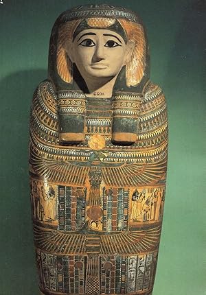 Inner Coffin Lady Of The House Takhebkhenem Egypt British Museum Postcard
