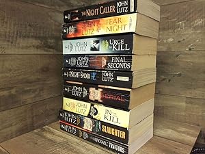 Seller image for 9 John Lutz Novels (Night Caller, Fear the Night, Urge to Kill Fi for sale by Archives Books inc.