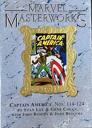 Seller image for MARVEL MASTERWORKS Vol. 93 (Variant Gold Foil Edition) : CAPTAIN AMERICA Nos. 114-124 for sale by OUTSIDER ENTERPRISES