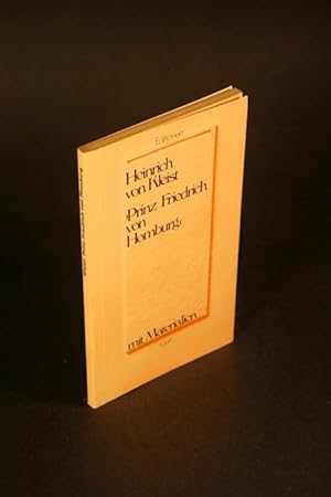 Imagen del vendedor de Prinz Friedrich von Homburg. Ein Schauspiel. Mit Materialien. Ausgewhlt und eingeleitet von Dietrich Steinbach a la venta por Steven Wolfe Books