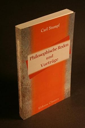 Seller image for Philosophische Reden und Vortrge. REPRINT. for sale by Steven Wolfe Books