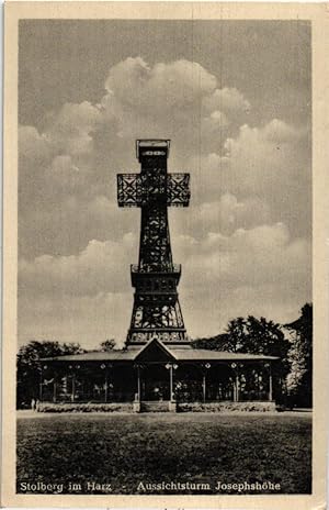 AK Stollberg harz Aussichtsturm Josephshöhe;Ungelaufen