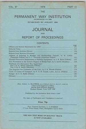 Journal and Report of Proceedings Vol.97, 1979, Part 3
