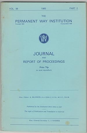 Journal and Report of Proceedings Vol.98, 1980, Part 2