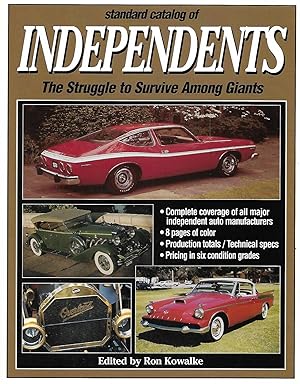 Imagen del vendedor de Standard Catalog of Independents: The Struggle to Survive Among Giants a la venta por Cher Bibler