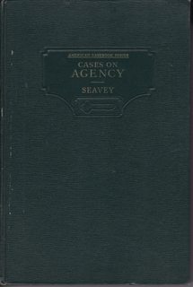 Cases on agency, (American casebook series)