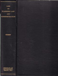 Cases and materials on planning law and administration