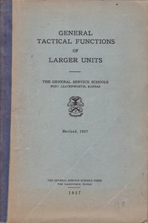 General Tactical Functions of Larger Units