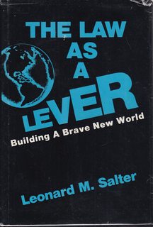 Imagen del vendedor de Law As a Lever: Building a Brave New World a la venta por Never Too Many Books