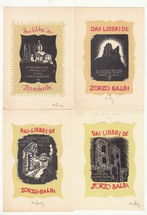 Imagen del vendedor de 10 Exlibris. a la venta por Antiquariat  Braun