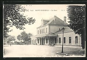 Ansichtskarte Saint-Dizier, La Gare, Blick zum Bahnhof