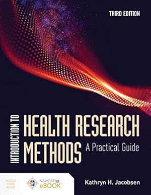 Bild des Verkufers fr Introduction to Health Research Methods: A Practical Guide by Jacobsen, Kathryn H. [Paperback ] zum Verkauf von booksXpress