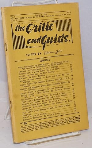 The Critic and Guide: vol. 5, #1, January 1951