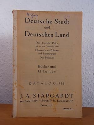 Deutsche Stadt und deutsches Land. Das deutsche Reich, wie es vor Versailles war. Österreich mit ...