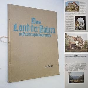 Das Land der Bayern in Farbenphotographie: Textband