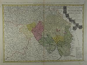 Ducatus Silesiae Tabula Altera Superiorem Silesiam exhibens ex mappa Hasiana major desunta et exc...