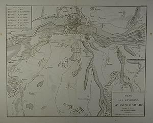 Plan des environs de Königsberg. Dessinè et Gravèe par Ambroise Tardieu. Kupferstich - Plan aus "...