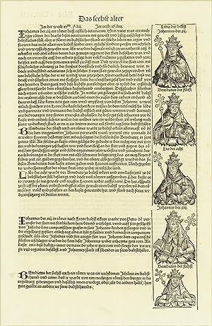 Bild des Verkufers fr [German textpage with woodcut illustrations]: CLXXVIII zum Verkauf von Antiquariat Reinhold Berg eK Inh. R.Berg