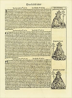 Bild des Verkufers fr [German textpage with woodcut illustrations]: CCXXXV zum Verkauf von Antiquariat Reinhold Berg eK Inh. R.Berg
