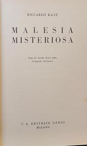 MALESIA MISTERIOSA