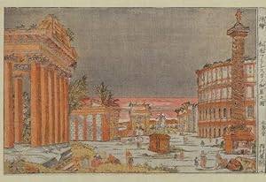 View Of Rome Forum Utagara Toyoharu Japanese Painting Postcard