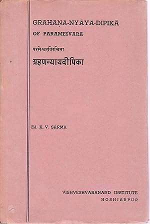 Grahananyayadipika of Paramesvara