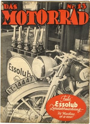 Zeitschrift "Das Motorrad" Heft 13 25. März 1939