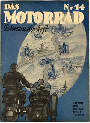 Zeitschrift "Das Motorrad" Heft 14 1. April 1939, Ostersonderheft