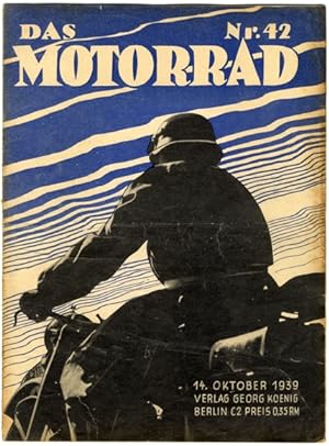 Zeitschrift "Das Motorrad" Heft 42 14. Oktober 1939