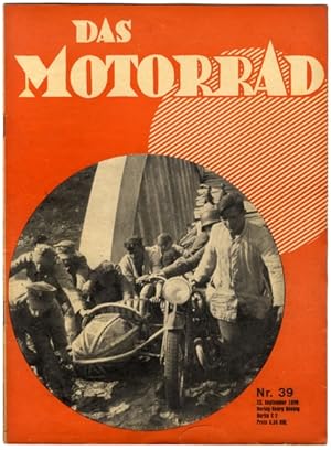 Zeitschrift "Das Motorrad" Heft 39 23. September 1939