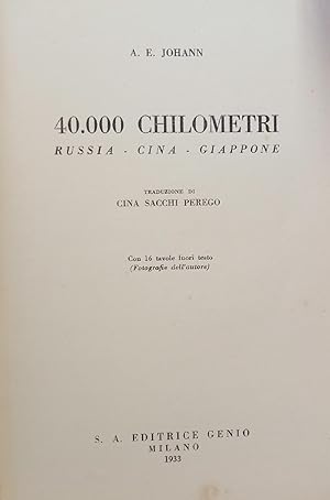 40.000 CHILOMETRI RUSSIA - CINA - GIAPPONE