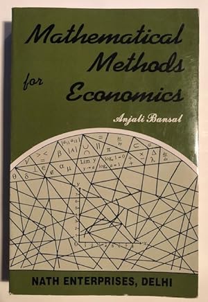 Mathematical Methods for Economics