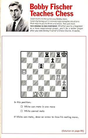 Imagen del vendedor de Bobby Fischer Teaches Chess a la venta por Book Booth