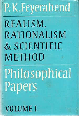 Bild des Verkufers fr Realism, Rationalism and Scientific Method: Philosophical Papers Volume 1 zum Verkauf von Book Booth