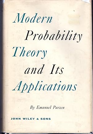 Immagine del venditore per Modern Probability Theory and Its Applications (Wiley Publications in Mathematical Statistics Series) venduto da Dorley House Books, Inc.